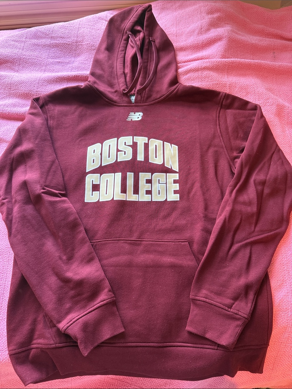New Balance Maroon Boston College Hoodie